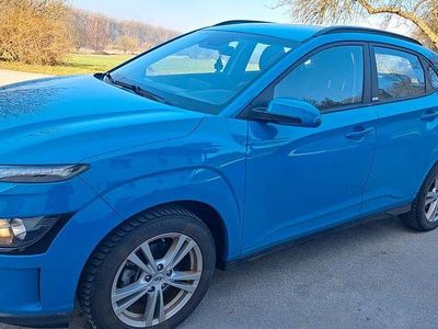 Gebraucht Hyundai Kona 100 kW (136 PS) 2021 Blau SUV