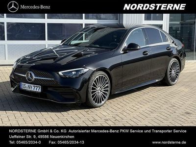 Gebraucht Mercedes C200 AMG line 163 PS (119 kW) 2026 Lack obsidianschwarz Limousine