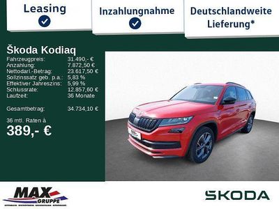 Usata Skoda Kodiaq SportLine 190 CV (139 kW) 2020 Rosso SUV
