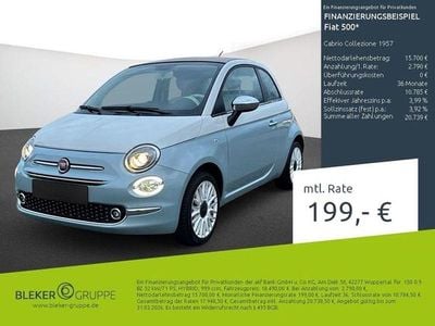 Grün Gebraucht 2024 Fiat 500 Collezione Cabrio | 18.490 € (Teuer)