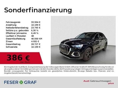 Second-hand Audi Q3 Advanced Plus 150 CP (110 kW) 2024 Negru SUV