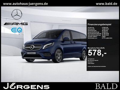 Gebraucht Mercedes V300 AMG 237 PS (174 kW) 2021 Cavansitblau metallic Van / Kleinbus