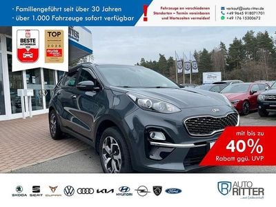 Gebraucht Kia Sportage 132 PS (97 kW) 2019 (h8g) dark penta metal m/grau SUV