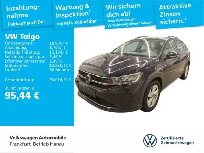 Gebraucht VW Taigo Life 95 PS (69 kW) 2024 Schwarz SUV