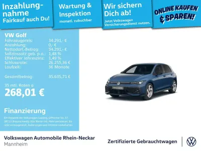 Gebraucht VW Golf VIII GTE 272 PS (200 kW) 2025 Anemonenblau metallic Limousine