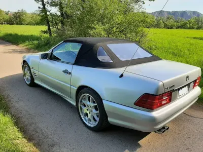 Gebraucht Mercedes SL500 326 PS (239 kW) 1994 Silber Cabrio