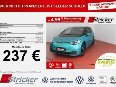 Gebraucht VW ID.3 150 kW (204 PS) 2020 Türkis Kleinwagen