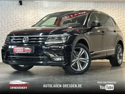 Gebraucht VW Tiguan Allspace R-line 190 PS (139 kW) 2020 Deep black perleffekt SUV