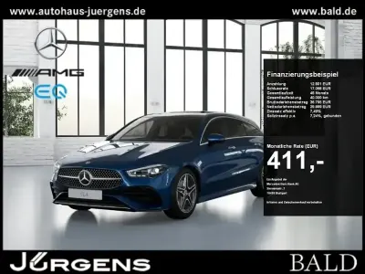 Gebraucht Mercedes CLA250e AMG 163 PS (119 kW) 2025 Metalliclack spektralblau Coupé