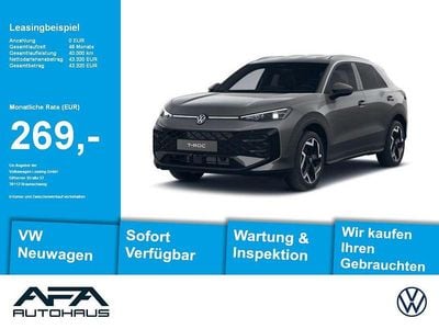 Novo VW T-Roc R-line 150 HP (110 kW) 2026 Cinzento SUV