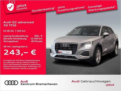 Gebraucht Audi Q2 Advanced Plus 116 PS (85 kW) 2024 Florettsilber metallic SUV