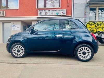 Usata Fiat 500C 69 CV (50 kW) 2019 Blu Cabrio