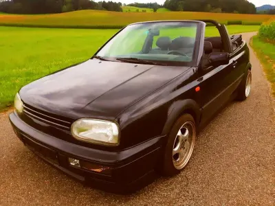 Gebraucht VW Golf Cabriolet Edition 75 PS (55 kW) 1998 Schwarz Cabrio