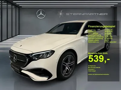 Używany Mercedes E300 AMG 313 KM (230 kW) 2024 Biały Sedan/Limuzyna
