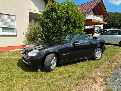 Gebraucht Mercedes SLK200 163 PS (119 kW) 2003 Schwarz Cabrio