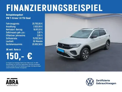 Gebraucht VW T-Cross Goal 116 PS (85 kW) 2024 Grau SUV