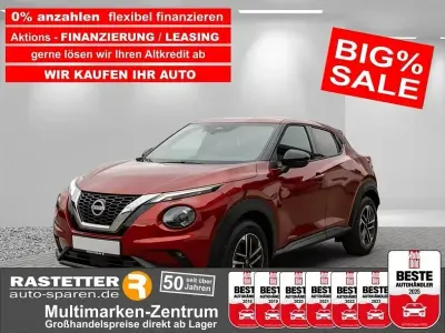 Ny Nissan Juke N-Connecta 114 HK (83 kW) 2025 Röd SUV