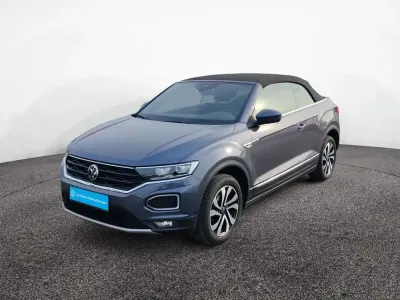 Gebraucht VW T-Roc Cabriolet Active 110 PS (80 kW) 2021 Rauchgrau metallic schwarz Cabrio