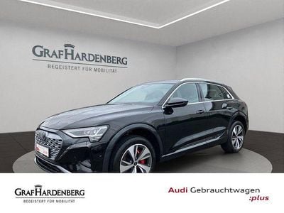 Mythosschwarz metallic Gebraucht 2023 Audi Q8 e-tron Advanced SUV | 40.810 € (Fairer Preis)