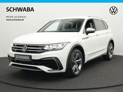 Gebraucht VW Tiguan Allspace R-line 200 PS (147 kW) 2022 Weiß SUV