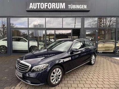 Gebraucht Mercedes C220 Avantgarde 194 PS (142 kW) 2019 Blau Kombi