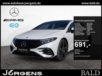 Gebraucht Mercedes EQS500 AMG 330 kW (449 PS) 2023 Weiß manufaktur lack manufaktu Limousine