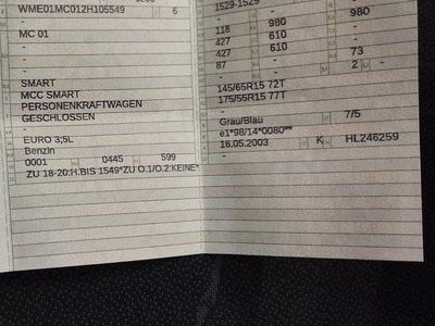 Blau Gebraucht 2003 Smart ForTwo Coupé Coupé | 1.300 € (Guter Preis)