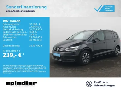 Gebraucht VW Touran Goal 150 PS (110 kW) 2025 Schwarz Van / Kleinbus