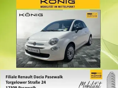 Begagnad Fiat 500C Basis 69 HK (50 kW) 2023 Vit Cab