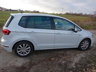 Gebraucht VW Golf Sportsvan 130 PS (95 kW) 2018 Weiß Van / Kleinbus