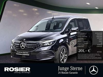 Gebraucht Mercedes EQT200 Progressive 89 kW (122 PS) 2024 Schwarz / loparitschwarz Van / Kleinbus