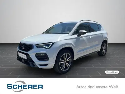 Gebraucht Seat Ateca FR 150 PS (110 kW) 2022 Nevada weiß metallic (metallic) SUV