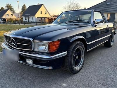 Gebraucht Mercedes SL500 245 PS (180 kW) 1986 Blau Cabrio