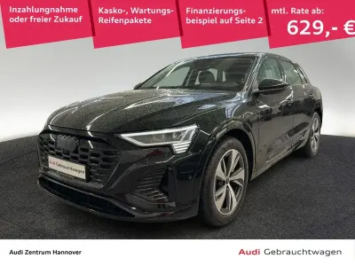 Brugt Audi Q8 e-tron S-Line 300 kW (408 HK) 2024 Sort SUV