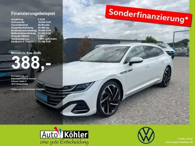 Gebraucht VW Arteon R-line 150 PS (110 kW) 2023 Oryxweiß perlmutteffekt Kombi