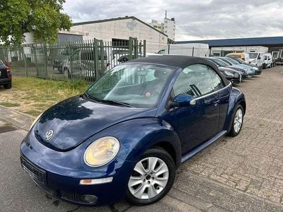 Begagnad VW New Beetle Cabriolet 105 HK (77 kW) 2008 Blå Cab