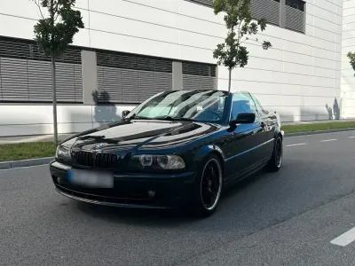 Gebraucht BMW 323 Cabriolet Sport Line 170 PS (125 kW) 2000 Schwarz Cabrio