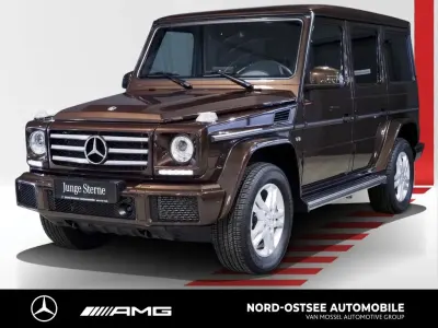 Gebraucht Mercedes G500 421 PS (309 kW) 2018 Braun designo mysticbraun bright SUV