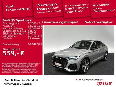 Gebraucht Audi Q5 Sportback Business 367 PS (269 kW) 2025 Florettsilber metallic SUV