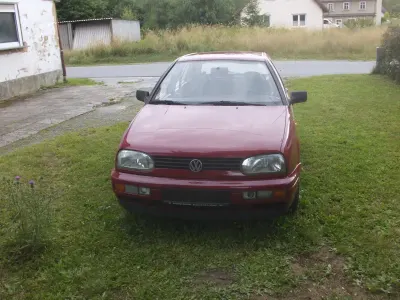 Gebraucht VW Golf III 1996 Rot Kleinwagen