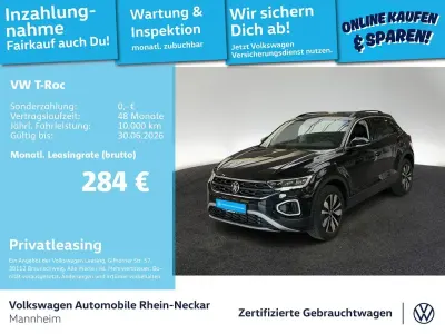 Gebraucht VW T-Roc Goal 150 PS (110 kW) 2025 Schwarz SUV