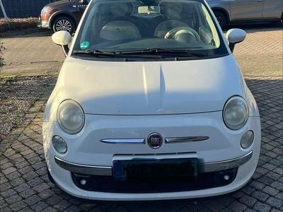 Gebraucht Fiat 500 Lounge 69 PS (50 kW) 2009 Weiß Cabrio