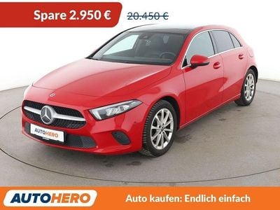 Gebraucht Mercedes A180 Progressive 116 PS (85 kW) 2019 Rot Limousine