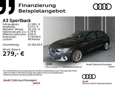 Gebraucht Audi A3 Sportback e-tron Advanced Plus 204 PS (150 kW) 2023 Mythosschwarz metallic Kleinwagen