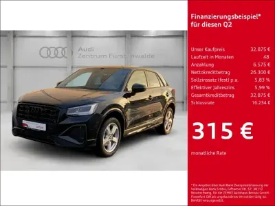 Brugt Audi Q2 S-Line 150 HK (110 kW) 2024 Sort SUV