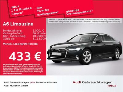 Schwarz Gebraucht 2023 Audi A6 Advanced Limousine | 33.895 € (Superpreis)