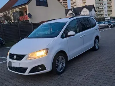 Gebraucht Seat Alhambra Sun 150 PS (110 kW) 2013 Weiß Van / Kleinbus