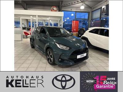 Juniper blue metallic Neu 2025 Toyota Yaris Hybrid Kleinwagen | 27.960 € (Etwas zu teuer)