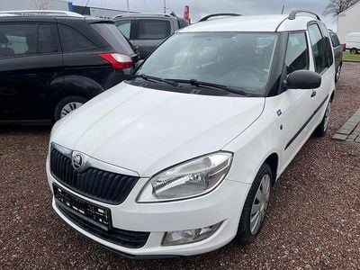 Gebraucht Skoda Roomster Plus Edition 69 PS (50 kW) 2015 Weiß Van / Kleinbus