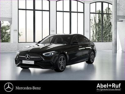 Schwarz Gebraucht 2022 Mercedes C300e AMG Limousine | 38.489 € (Teuer)